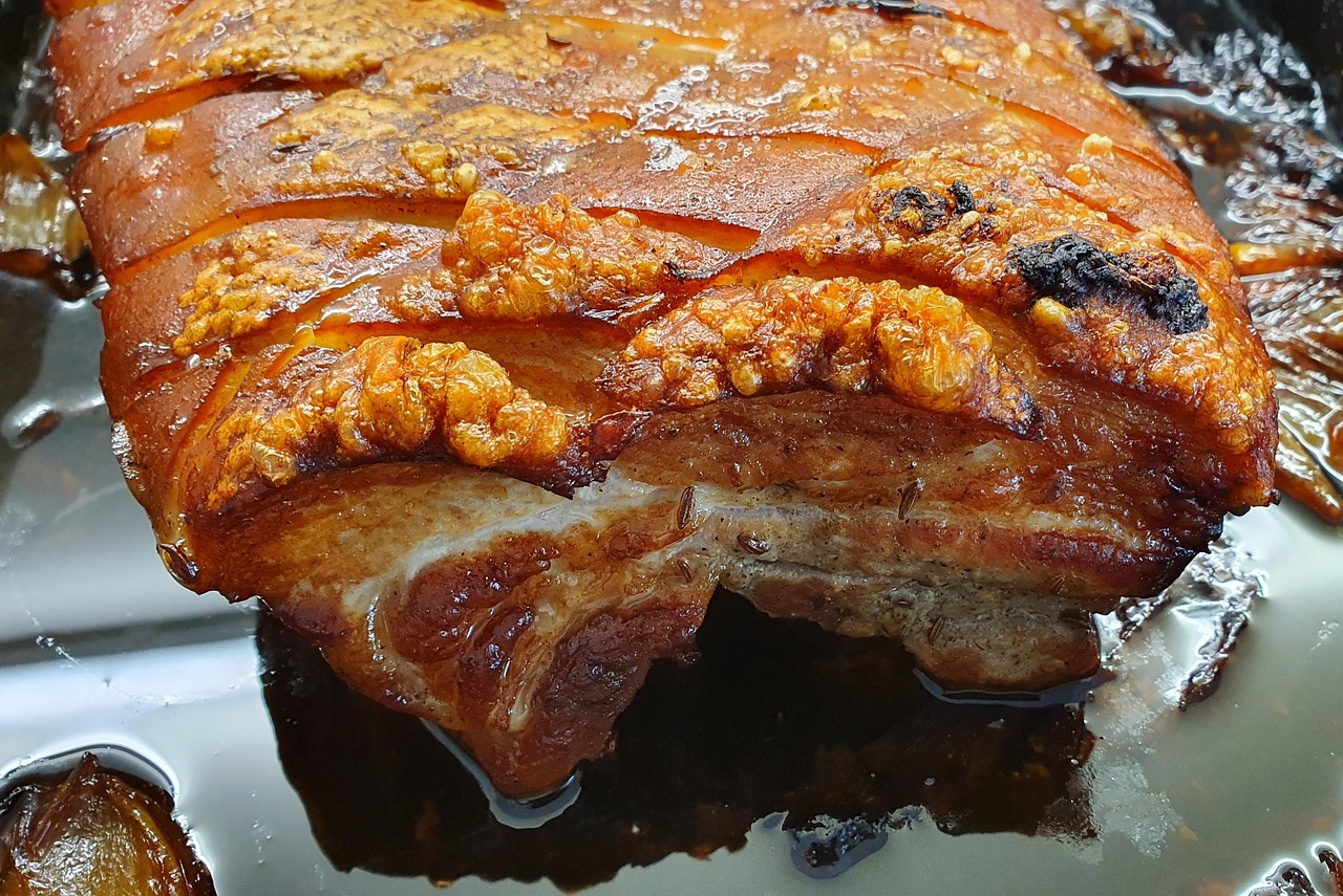 Knuspriger Schweinebraten mit krosser Kruste