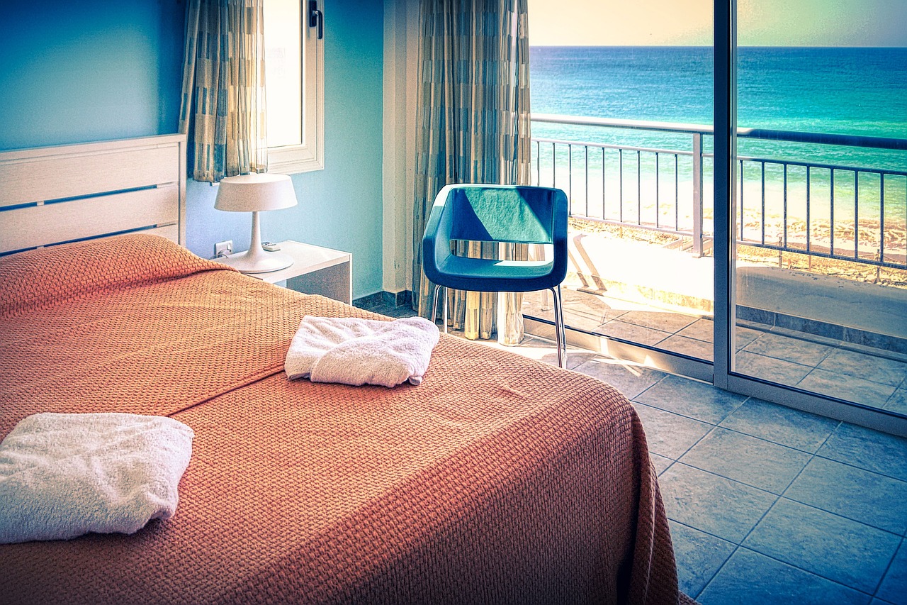 Hotelzimmer mit Meerblick